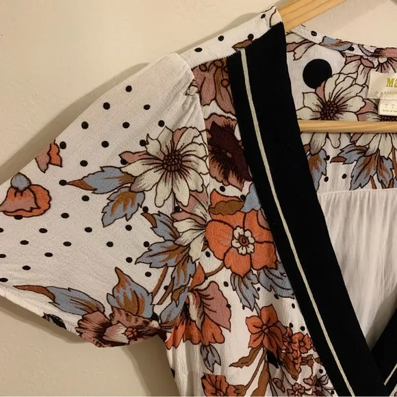 Maeve by Anthropologie Aubrey Floral Wrap Dress, Size 2