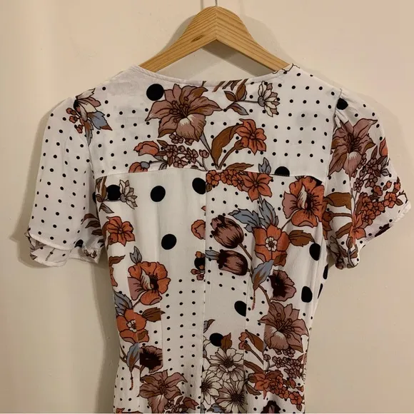 Maeve by Anthropologie Aubrey Floral Wrap Dress, Size 2