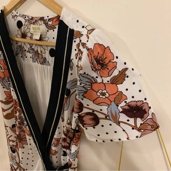 Maeve by Anthropologie Aubrey Floral Wrap Dress, Size 2