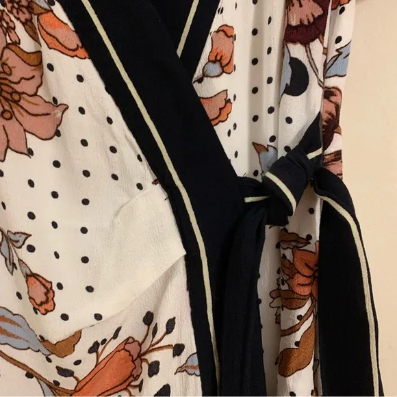 Maeve by Anthropologie Aubrey Floral Wrap Dress, Size 2