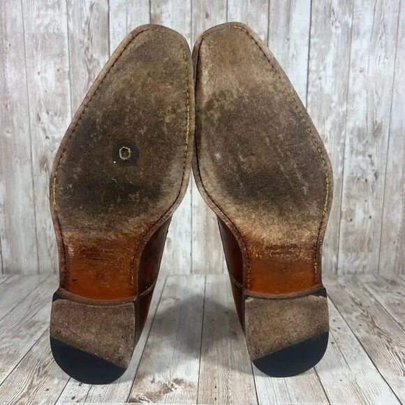 Magnanni Brown Marco 2 Leather Monk Strap Dress Shoes Elegant‎ Formal Wear