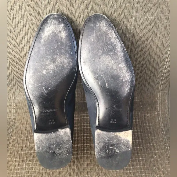 Magnanni Guapo Sky Camo Blue/Black Formal Venetian Men’s Loafers Shoes
