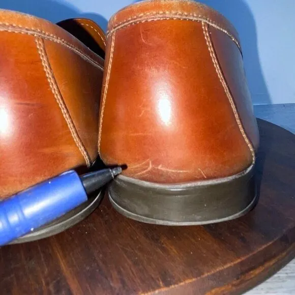 Magnanni Voto Men’s Size 10.5 M Dress Shoes Brown Leather Bit Loafers 17532