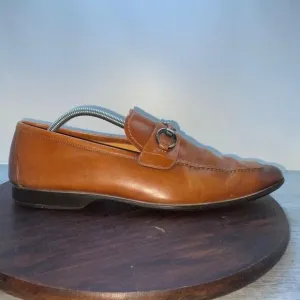 Magnanni Voto Men’s Size 10.5 M Dress Shoes Brown Leather Bit Loafers 17532