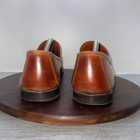 Magnanni Voto Men’s Size 10.5 M Dress Shoes Brown Leather Bit Loafers 17532
