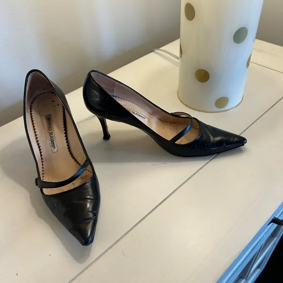 Manolo Blahnik Mary Janes!  Size 38.