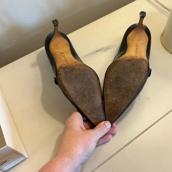 Manolo Blahnik Mary Janes!  Size 38.