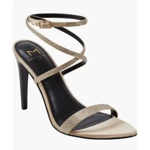Marc Fisher LTD Cammile Ankle Strap Sandal in Light Natural Size 9.5