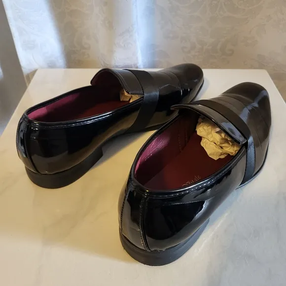 Marco Vitale Collection Men's Loafer Dress Shoes, Size 13, Black, Elegant, Party
