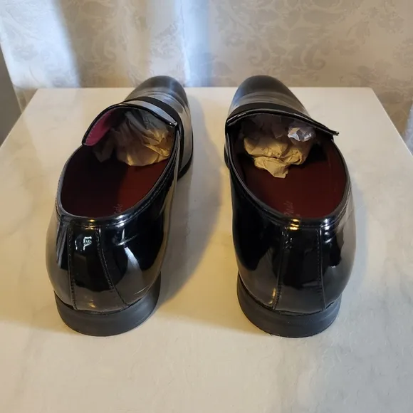 Marco Vitale Collection Men's Loafer Dress Shoes, Size 13, Black, Elegant, Party