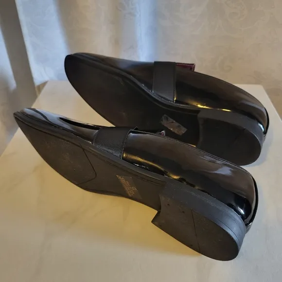 Marco Vitale Collection Men's Loafer Dress Shoes, Size 13, Black, Elegant, Party