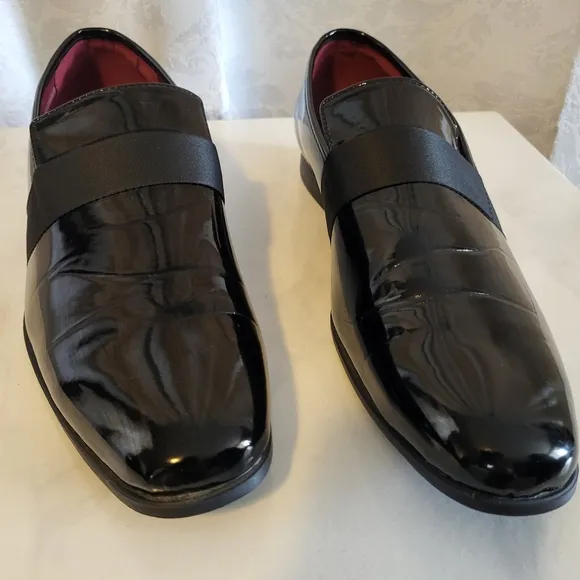 Marco Vitale Collection Men's Loafer Dress Shoes, Size 13, Black, Elegant, Party