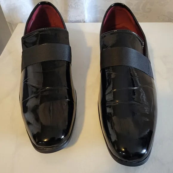Marco Vitale Collection Men's Loafer Dress Shoes, Size 13, Black, Elegant, Party