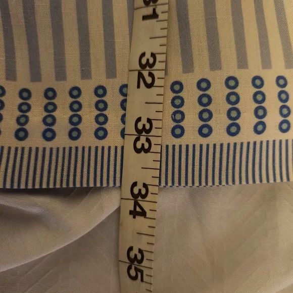Marie Oliver Blue and White Striped Dress