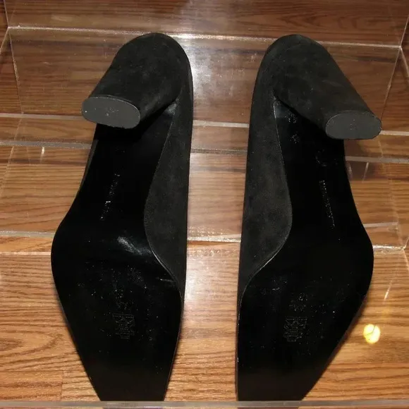 MARTINEZ VALERO Leather Suede Pump Heels Shoes 8AA