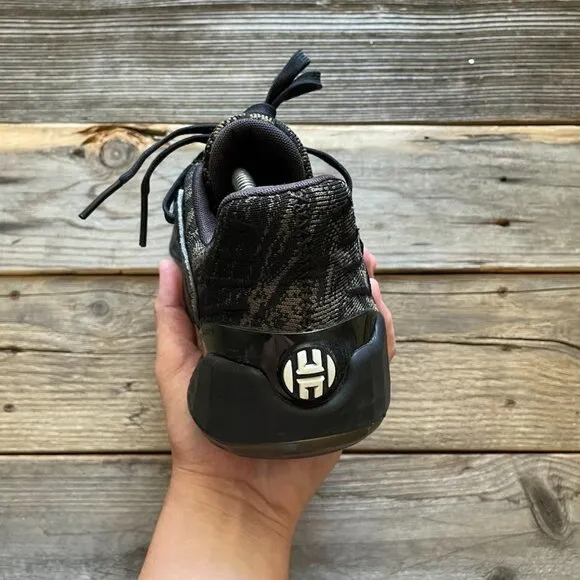 Men adidas James Harden Vol. 4 Core Black Basketball Shoes Sneakers
