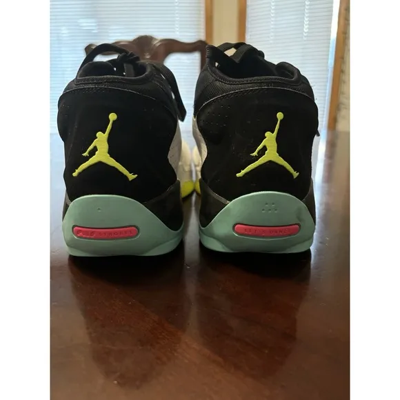 Men Nike Jordan Zion 2 Basketball Shoes Size 10 White Black  Green DO9161 107