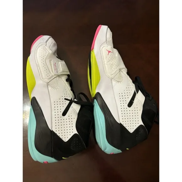 Men Nike Jordan Zion 2 Basketball Shoes Size 10 White Black  Green DO9161 107
