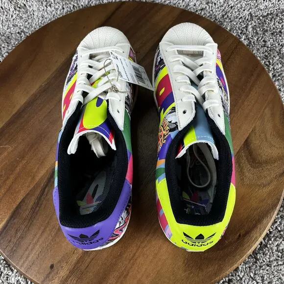 Men Size 11- Adidas Originals Superstar Kris Andrew Small Pride Collection Shoes