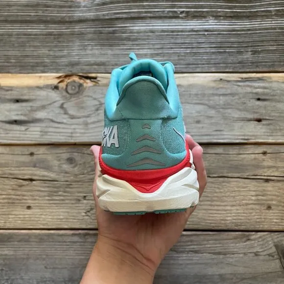 Men Size 8.5 / Size 10 Women Hoka One One Clifton 8 Aquarella Running Sneakers