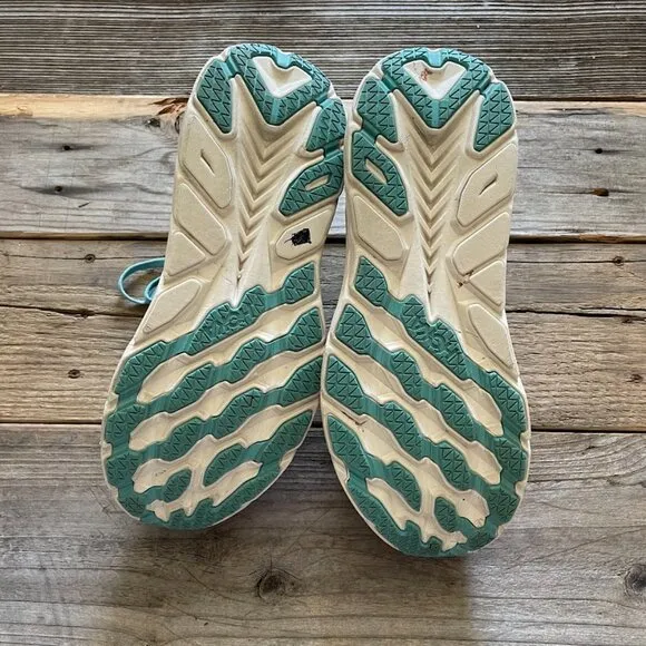 Men Size 8.5 / Size 10 Women Hoka One One Clifton 8 Aquarella Running Sneakers