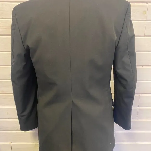Men's Jean Ives Black Tuxedo Single Button Jacket -Weddings Affordable Tux-Prom