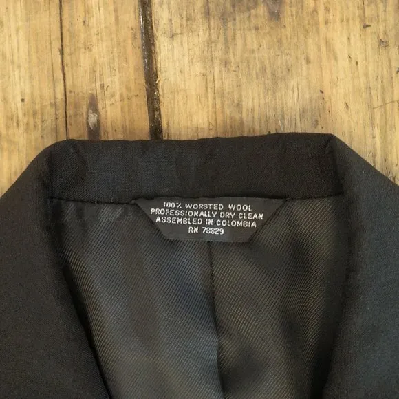 Men's Jean Ives Black Tuxedo Single Button Jacket -Weddings Affordable Tux-Prom