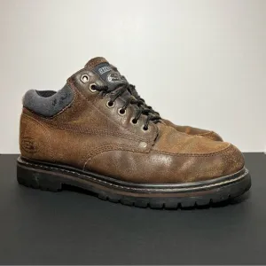 Mens SKECHERS Alley Cats Brown Leather Outdoor Boots / Size 9
