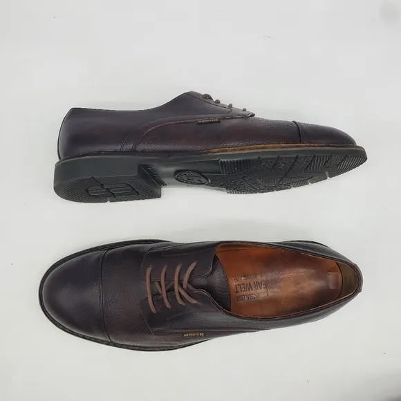 Mephisto Shoes Men 13 Air Melchoir Relax Goodyear Welt Brown Leather