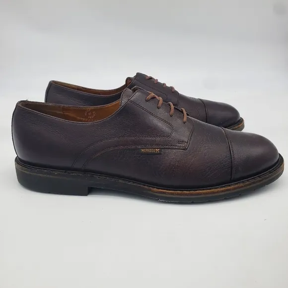 Mephisto Shoes Men 13 Air Melchoir Relax Goodyear Welt Brown Leather