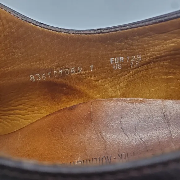Mephisto Shoes Men 13 Air Melchoir Relax Goodyear Welt Brown Leather