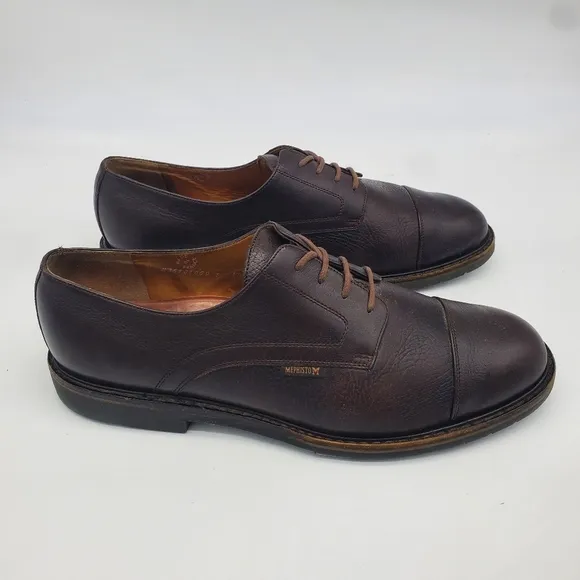Mephisto Shoes Men 13 Air Melchoir Relax Goodyear Welt Brown Leather
