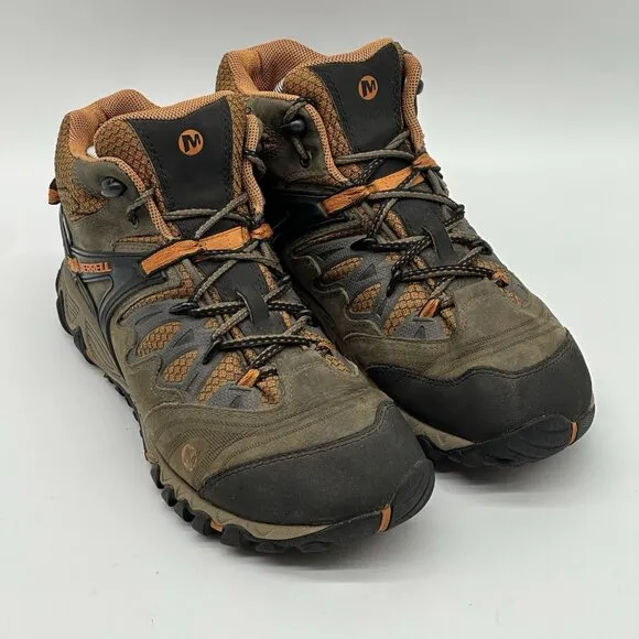 Merrell All Out Blaze Boulder Tanga Outdoor Mid Hiking Boots - Men's Size 8.5