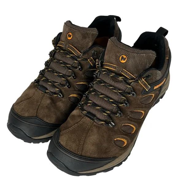 Merrell Black Slate Chameleon 5 Waterproof Vibram Sole Hiking Shoes Size 11.5