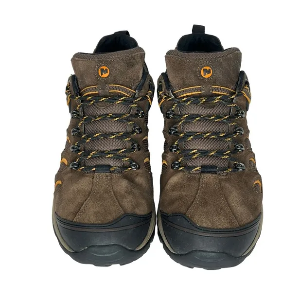 Merrell Black Slate Chameleon 5 Waterproof Vibram Sole Hiking Shoes Size 11.5