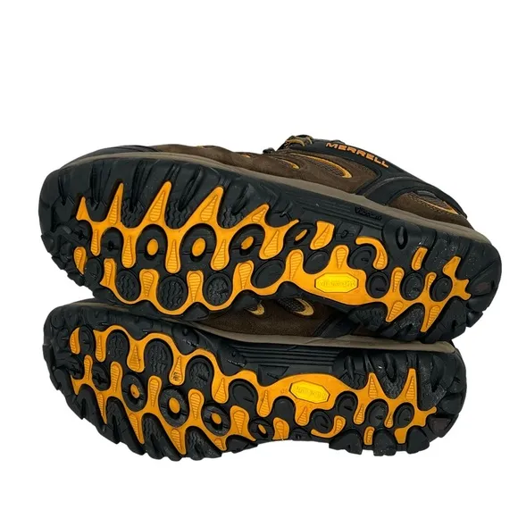 Merrell Black Slate Chameleon 5 Waterproof Vibram Sole Hiking Shoes Size 11.5