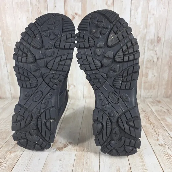 Merrell Moab 2 Vent Hiking Trail Shoes All Black Breathable Mens Size 10.5