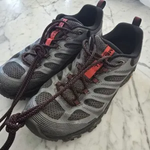 Merrell Moab 3 Edge J035901 Sneaker Men's US 8 Granite Gray Hiking Shoes TF2129