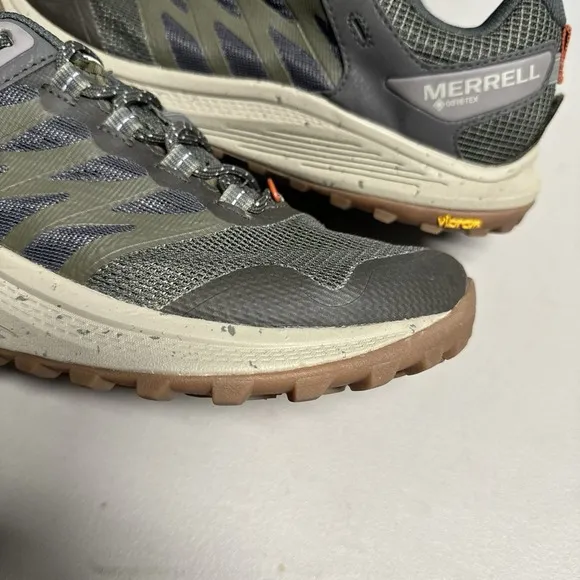 Merrell Shoes Men US 10.5 / UK 10 Olive Green Nova 3‎ GTX Gortex Hiking Outdoors
