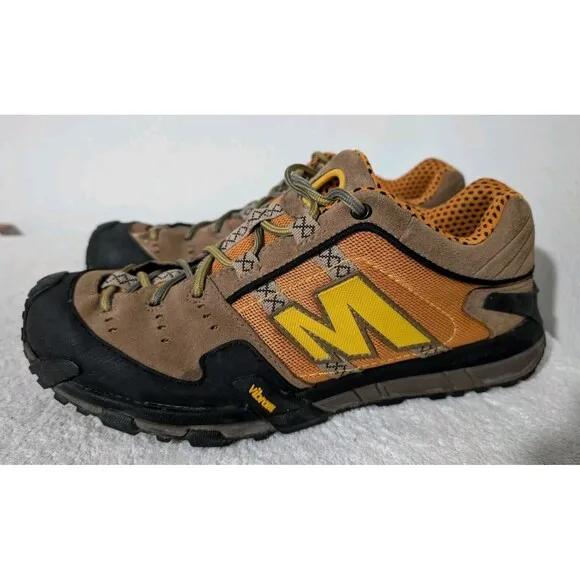 Merrell Shoes Ozzy Vibram Sole Men's Hiking Orange Otter Size 10.5
