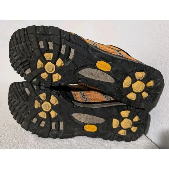 Merrell Shoes Ozzy Vibram Sole Men's Hiking Orange Otter Size 10.5
