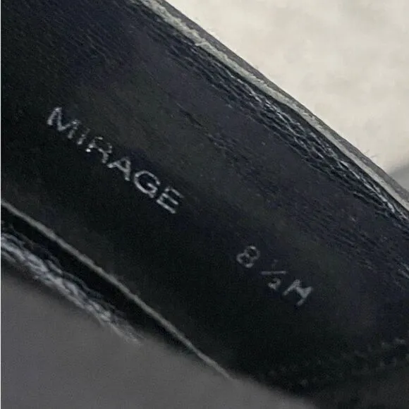Mezlan Mirage Black Patten Leather Formal Slip On dress Shoes Size 8.5M