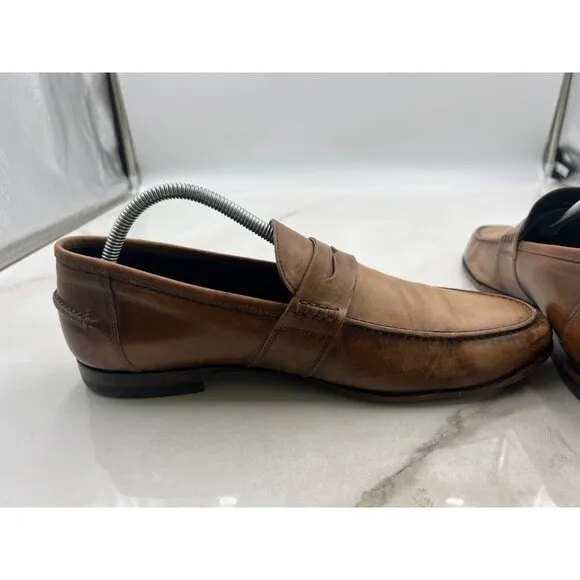 M.Gemi Penny Loafer Men Shoes 42.5 The Volo Due Sun Tan Burnished