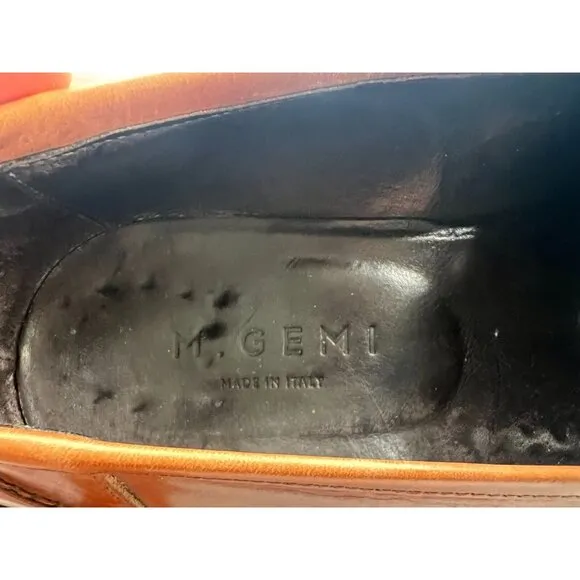 M.Gemi Penny Loafer Men Shoes 42.5 The Volo Due Sun Tan Burnished