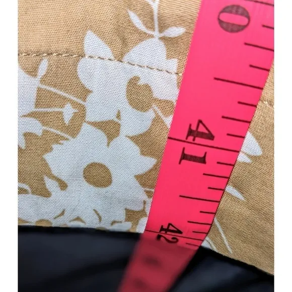 Michael Kors Khaki Floral Print Shirt Dress Button Front Midi Size S NWT $155