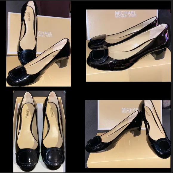 Michael Kors Pauline Mid Pumps shoes Michael Kors shoes patent shoes