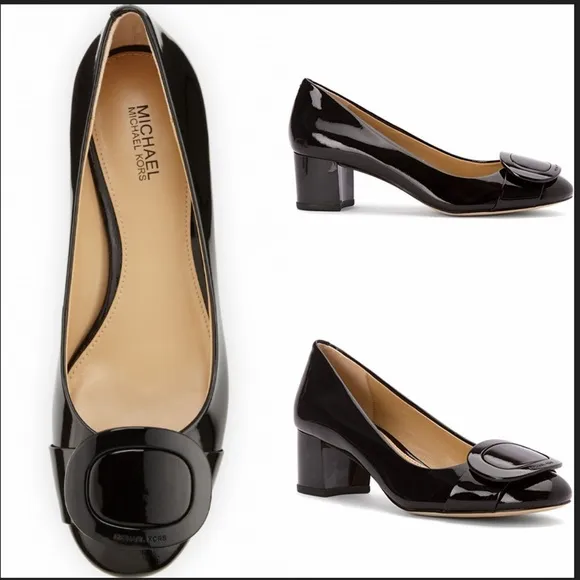 Michael Kors Pauline Mid Pumps shoes Michael Kors shoes patent shoes