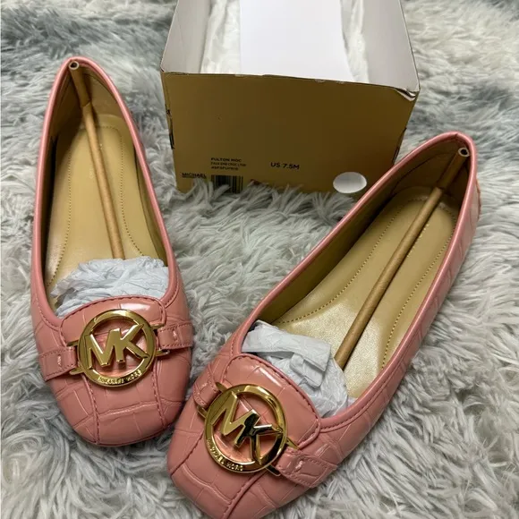 Michael Kors Primrose Croc Flats