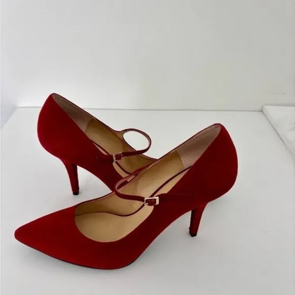 Michael Kors Pump 11 Suede Mary Jane Dark Academia Preppy Chic Quiet Luxury