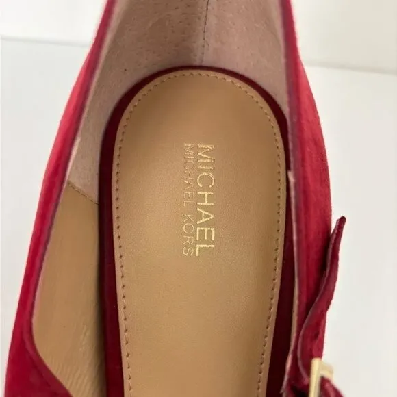 Michael Kors Pump 11 Suede Mary Jane Dark Academia Preppy Chic Quiet Luxury